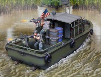 Apocalypse Now Vietnam PBR “Street Gang”--boat and accessories--INCLUDES WATER & all 5 figures! #0