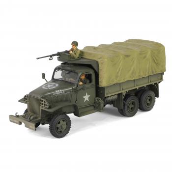1/32 GMC CCKW 353B with 1609 Type cab, M37 ring, & sheet metal cab, U.S. 1st Infanty Division, LST ship ramp, Weymouth, May 1, 1944--ONE IN STOCK. #0