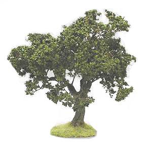 Bush Oak (Green)--4.5" high x 4" diameter -- AWAITING RESTOCK! #0