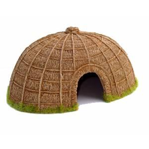 Large Zulu Hut--5.5 in. long x 4 in. high--Pre-Order:  two to three months. #0
