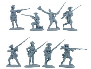 American Regular Army (BLUE)--16 figures in 8 poses #0