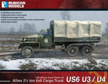 28mm Russian Allies US6 U3/U4 2½ ton 6x6 Truck #1