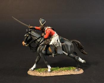 7th Madras Native Cavalryman (sword extended forward), 7th Madrass Native Cavalry, The Battle of Assaye, 1803, Wellington in India--single mounted figure #0