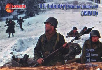 U.S. Infantry in Winter Uniforms WWII--40 Figures in 8 poses--Awaiting Restock. #0