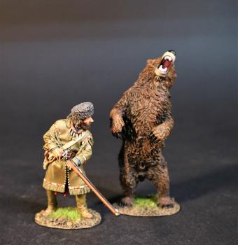 Hugh Glass and a Grizzly Bear, The Mountain Men, The Fur Trade--two figures--RE-RELEASING IN MAY 2024! #0