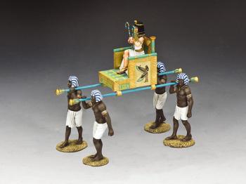 Queen Cleopatra’s Sedan Chair Set--five figures and sedan chair #0