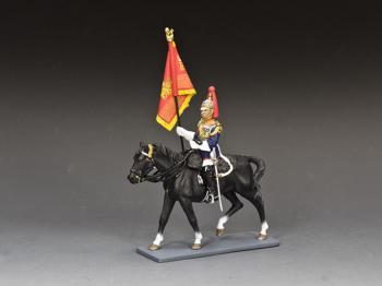 Mounted Blues And Royals Standard Bearer--single mounted figure #0