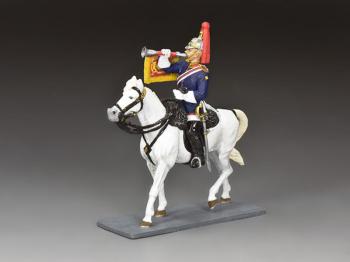 Mounted Blues And Royals Trumpeter--single mounted figure #0
