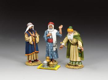 “The Three Wise Men” Set of Three (2nd Generation)--three figures and blanket #0