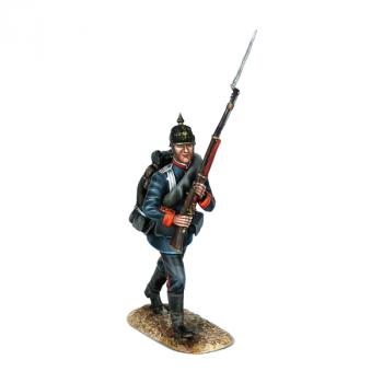 Image of Prussian Infantry Advancing Raised Arms 1870-1871--single figure