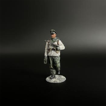 Image of LSSAH Officer Marching With a MP40, Battle of Kharkov--single figure
