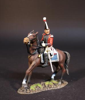 Image of British Army Aide-de-Camp, The Battle of Chippewa, 5th July 1814, The War of 1812--single mounted figure