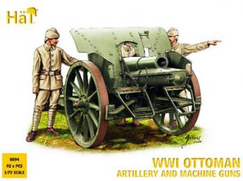 WWI Ottoman Artillery and Machine Guns--92 Pieces #0