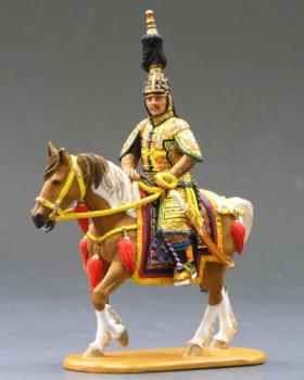 Mounted Qianlong, Chinese Emperor--single mounted figure #0