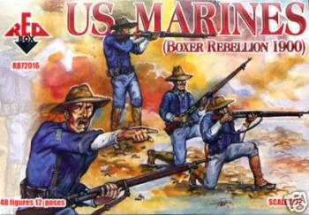 Image of U.S. Marines (Boxer Rebellion 1900)--48 figures in 12 poses (Bagged)--EIGHTEEN IN STOCK.