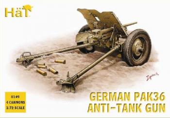 WWII German PaK36 Anti-Tank Gun - 4 guns w/ crews #0