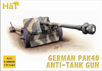 WWII German PaK40 Anti-Tank Gun - 4 guns w/ crews #0
