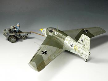 Image of Messerschmitt 163 KOMET (Ltd. Ed.) with Tractor--RETIRED. - MIB - ONE AVAILABLE! 