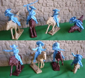 Steve Weston's Mounted Mexican Bandits (formerly WES-MB)--eight mounted figures #1