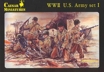 WWII U.S. Army (Set 1)--41 figures in 12 poses--TWO IN STOCK! #0