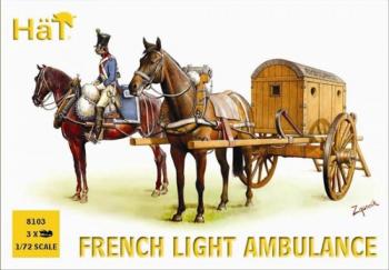 French Light Ambulance--makes 3 wagons #0