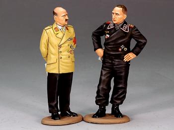 Image of Discussing the War (Bomb Plot Extra Set 2)--two figures--RETIRED. - ONE AVAILABLE! 