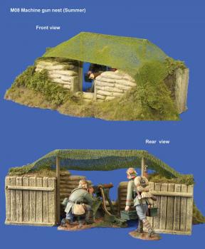 Image of Machine Gun Nest (Grass version)--7 in. long--ONE IN STOCK.