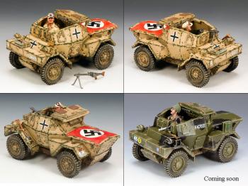 Daimler Dingo Armoured Car (Afrika Korps version)--RETIRED--LAST ONE!! #0