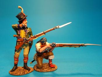 Loading and Firing Spanish Guerillas #1, The  Peninsular War--two figures #0