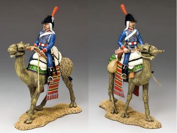 Camel Cavalier with Rifle Across--single mounted figure--RETIRED. #9