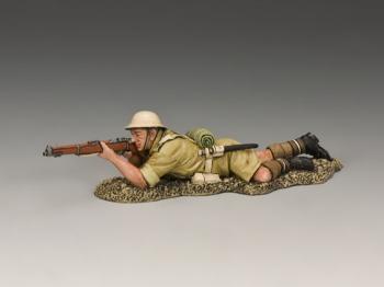 Lying Firing Rifleman, British Tommy--RETIRED. ONE AVAILABLE! #12
