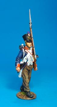 Fusilier Marching (brown pants), 66th Line, 4th Company, French Line Infantry, 1807--single figure--RETIRED -- LAST ONE! #0