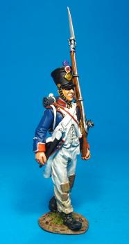 Fusilier Marching (white pants), 66th Line, 4th Company, French Line Infantry, 1807--single figure--RETIRED--LAST THREE!! #0