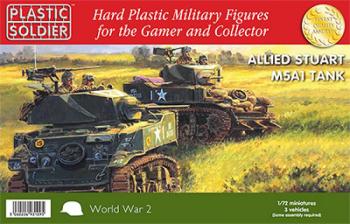 1/72nd Easy Assembly Stuart M5 Tank (RED BOX)--TWO IN STOCK. #1