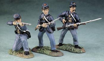 Union Infantry Firing Line--three figures--RETIRED--LAST TWO!! #0