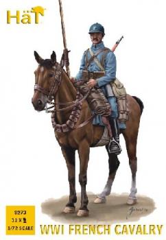 WWI French Cavalry--1:72 scale plastic figures #0