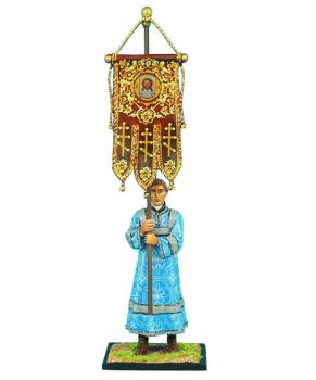 Russian Boy with Religious Gonfalon--Borodino 1812--single figure (gonfalon comes as separate piece)--RETIRED--LAST ONE!! #0