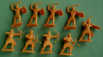 Persian Archers & Slingers (1 Officer + 4 Slingers + 4 Archers)--nine figures #0