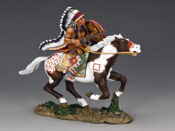 Little Wolf, one of the most famous Cheyenne war chiefs--single mounted figure #7