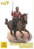 Colonial British Dragoons--12 plastic cavalry (1/72 scale) #1