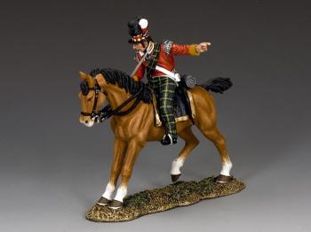 Mounted Gordon Highlander Officer--single mounted figure--RETIRED--LAST ONE!! #0