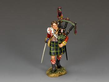 Fighting Gordon Highlander Piper--single figure #0