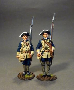 Two Line Infantry At Attention, The South Carolina Provincial Regiment (The Buffs), The Raid on St. Francis, 1759--two figures--RETIRED--LAST TWO!! #0