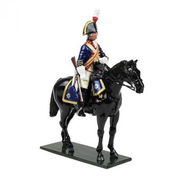 British Horse Guards (Blues) Trooper, 1795--single mounted figure #0