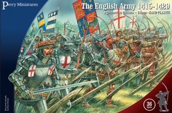 The English Army:  Agincourt to Orleans, 1415-1429--thirty-six 28mm plastic figures #0