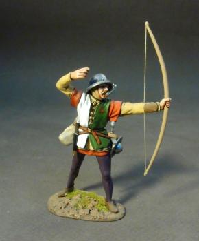 Lancastrian Archer, The Retinue of Henry Tudor, Earl of Richmond, The Battle of Bosworth Field, 1485, The Wars of the Roses—single figure #0