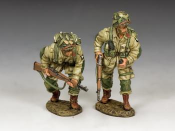 U.S. Paratroopers Moving Forward ... Cautiously! (101st)--two figures--RETIRED--LAST TWO!! #5