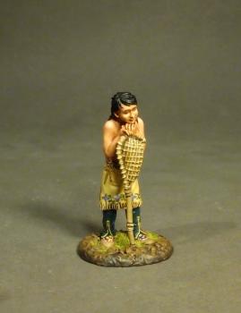 Youth, Watching Lacrosse Game, Woodland Indians, The Raid on St. Francis, 1759--single figure #10