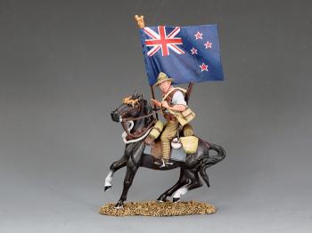 Kiwi Flagbearer--single mounted New Zealand Mounted Rifleman figure--RETIRED. #5