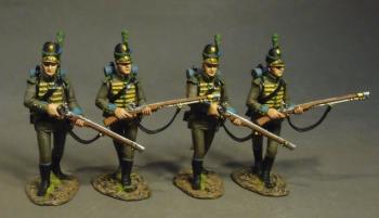 Four Advancing #1 (Brown Trousers), Portuguese 1st Cazadores, 1809--four figures #0